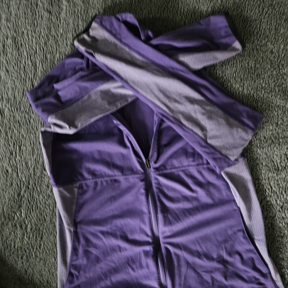 Adidas Purple Zip Up Jacket - Picture 2 of 6